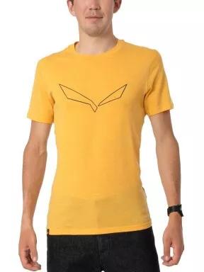 Salewa Pure Logo Amr M T-Shirt férfi rövid ujjú póló narancssárga színben 1
