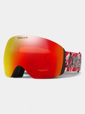 Oakley Flight Deck L férfi síszemüveg piros színben 1