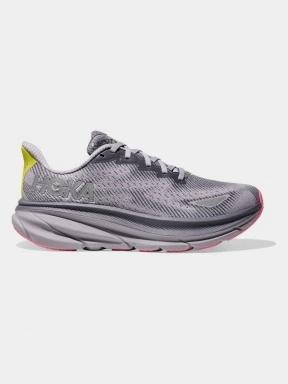 Hoka Clifton 9 GTX női aszfalt futócipő szürke színben 3