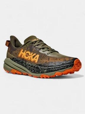 Hoka Speedgoat 6 férfi terepfutó cipő oliva színben 1
