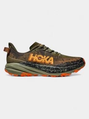 Hoka Speedgoat 6 férfi terepfutó cipő oliva színben 3