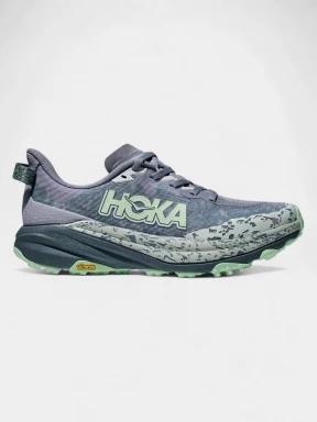 Hoka Speedgoat 6 női terepfutó cipő szürke színben 3