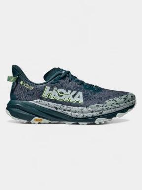 Hoka Speedgoat 6 GTX férfi terepfutó cipő zöld színben 3