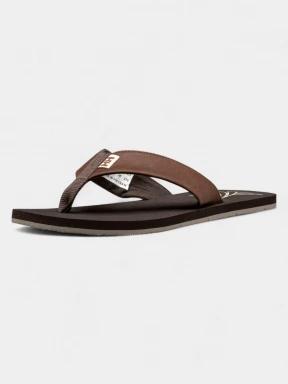 Helly Hansen Seasand Leather Sandal 2 férfi papucs barna színben 1