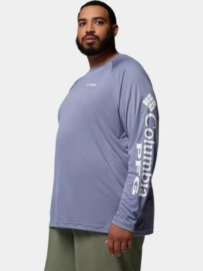 Columbia Terminal Tackle Long Sleeve Shirt férfi hosszú ujjú sport póló lila színben 3