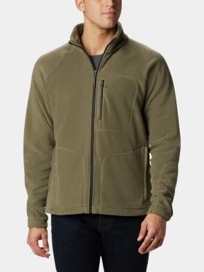 Columbia Fast Trek II Full Zip Fleece férfi polár pulóver zöld színben 1