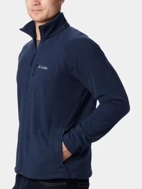 Columbia Fast Trek II Full Zip Fleece férfi polár pulóver kék színben 3