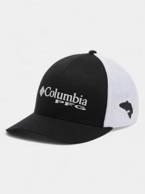 Columbia PFG Logo Mesh Ball Cap baseball sapka fekete színben 1