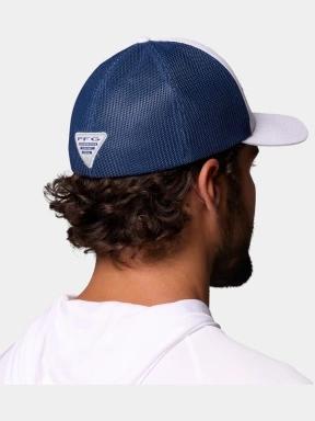 Columbia PFG Logo Mesh Ball Cap baseball sapka fehér színben 3