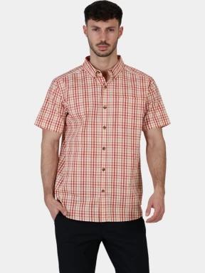 Columbia Rapid Rivers II Short Sleeve Shirt férfi rövid ujjú ing piros színben 1