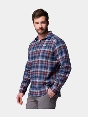 Columbia Cornell Woods Flannel Long Sleeve Shirt férfi hosszú ujjú ing kék színben 3