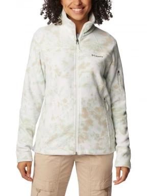 Columbia Fast Trek Printed Jacket női polár pulóver fehér színben 1