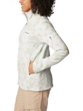 Columbia Fast Trek Printed Jacket női polár pulóver fehér színben 3