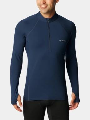 Columbia Midweight Stretch Long Sleeve Half Zip férfi aláöltöző felső kék színben 1