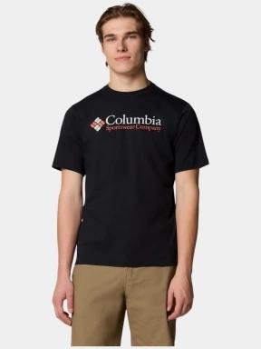 Columbia CSC Basic Logo Short Sleeve Shirt férfi rövid ujjú póló fekete színben 1