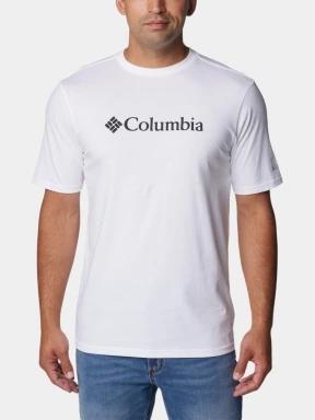 Columbia CSC Basic Logo Short Sleeve Shirt férfi rövid ujjú póló fehér színben 1