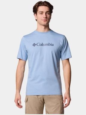 Columbia CSC Basic Logo Short Sleeve Shirt férfi rövid ujjú póló kék színben 1
