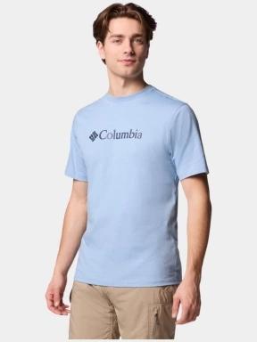 Columbia CSC Basic Logo Short Sleeve Shirt férfi rövid ujjú póló kék színben 3