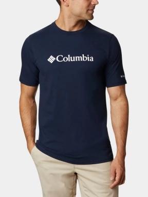 Columbia CSC Basic Logo Short Sleeve férfi rövid ujjú póló kék színben 1