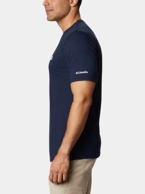 Columbia CSC Basic Logo Short Sleeve férfi rövid ujjú póló kék színben 3