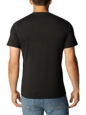 Columbia CSC Basic Logo Short Sleeve férfi rövid ujjú póló fekete színben 3