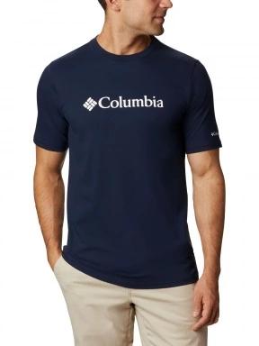 Columbia CSC Basic Logo Short Sleeve férfi rövid ujjú póló kék színben 1