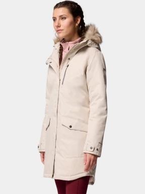 Columbia Suttle Mountain Long Insulated Jacket női télikabát homok színben 3