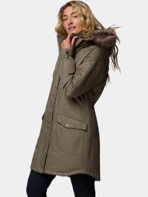 Columbia Suttle Mountain Long Insulated Jacket női télikabát zöld színben 3
