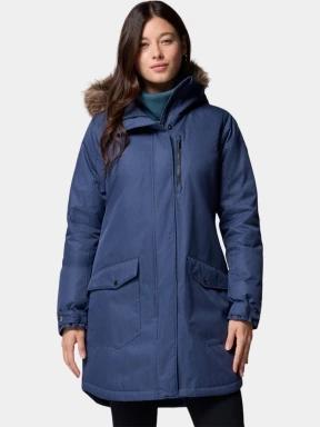 Columbia Suttle Mountain Long Insulated Jacket női télikabát kék színben 1