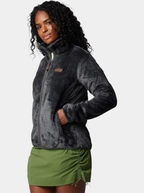 Columbia Fire Side II Sherpa Full Zip női polár pulóver fekete színben 3