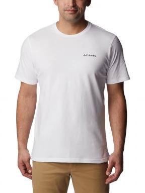 Columbia North Cascades Short Sleeve Tee férfi rövid ujjú póló fehér színben 1