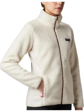 Columbia Panorama Full Zip női polár pulóver homok színben 3
