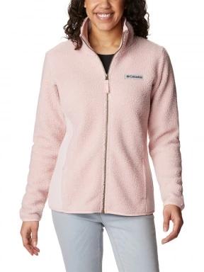 Columbia Panorama Full Zip női polár pulóver rózsaszín színben 1