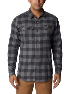 Columbia Flare Gun Stretch Flannel férfi hosszú ujjú ing szürke színben 1