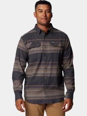 Columbia Flare Gun Stretch Flannel férfi hosszú ujjú ing szürke színben 1