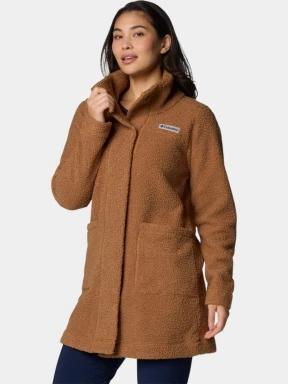 Columbia Panorama Long Jacket női átmeneti kabát barna színben 3