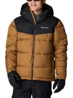 Columbia Iceline Ridge Jacket férfi steppelt síkabát barna színben 1