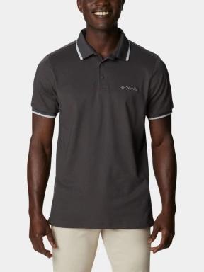 Columbia Cove Dome Butte Solid Pique Polo férfi galléros póló szürke színben 1