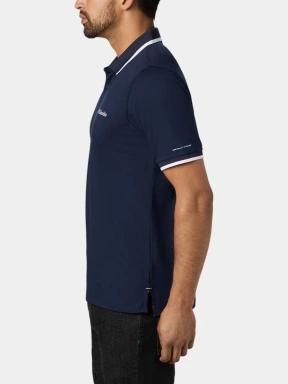 Columbia Cove Dome Butte Solid Pique Polo férfi galléros póló sötétkék színben 3