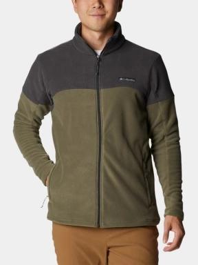 Columbia Basin Trail III Full Zip férfi polár pulóver zöld színben 1
