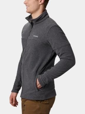 Columbia Basin Trail III Full Zip férfi polár pulóver szürke színben 3