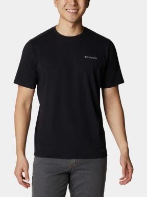 Columbia Men's Sun Trek Short Sleeve Tee férfi rövid ujjú sport póló fekete színben 1