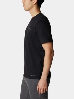Columbia Men's Sun Trek Short Sleeve Tee férfi rövid ujjú sport póló fekete színben 3