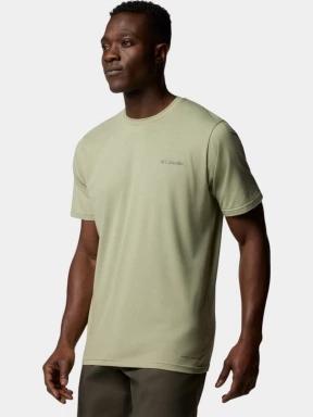 Columbia Men's Sun Trek Short Sleeve Tee férfi rövid ujjú sport póló zöld színben 3
