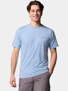 Columbia Men's Sun Trek Short Sleeve Tee férfi rövid ujjú sport póló kék színben 1