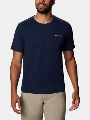 Columbia Men's Sun Trek Short Sleeve Tee férfi rövid ujjú sport póló kék színben 1