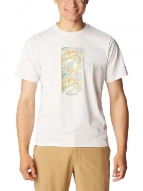 Columbia Men's Sun Trek Short Sleeve Graphic Tee férfi rövid ujjú sport póló fehér színben 1