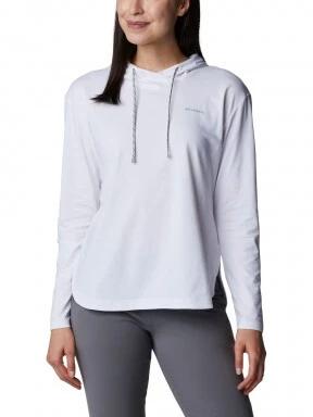 Columbia Sun Trek Hooded Pullover női kapucnis pulóver fehér színben 1