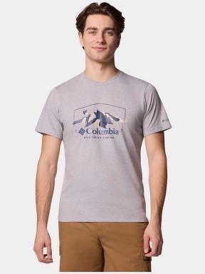 Columbia Path Lake Graphic Tee II férfi rövid ujjú póló szürke színben 1
