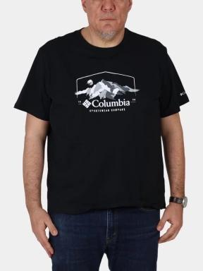 Columbia Path Lake Graphic Tee II férfi rövid ujjú póló fekete színben 1